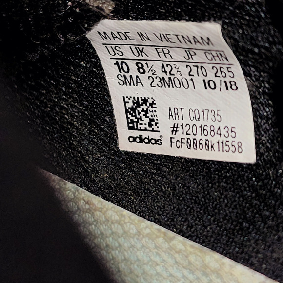 Adidas sz 10.5 Terrex 260 Continental Sneakers‎ Women Running Shoes 23M001 Black - Picture 12 of 12